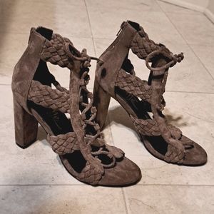 So Me High Heel Suede Shoes Size 9